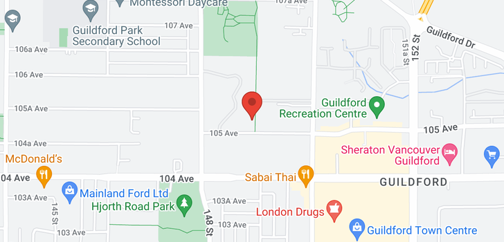 map of 301 14885 105 AVENUE